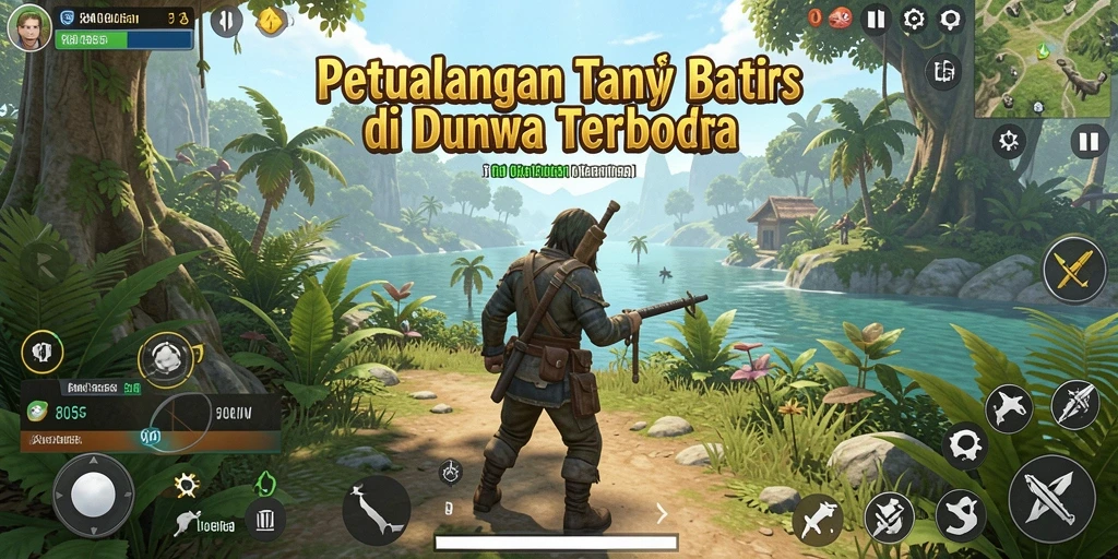 Screenshot gameplay Open World yang menampilkan eksplorasi bebas.