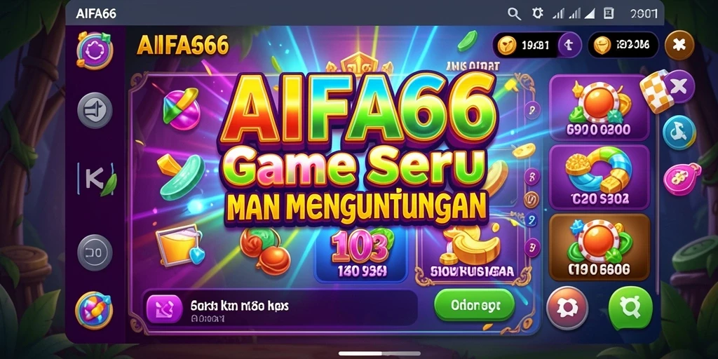 Tampilan dinamis gameplay AIFA66 yang memukau.
