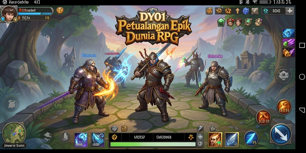 Tampilan gameplay DY01 yang menakjubkan dalam dunia RPG.