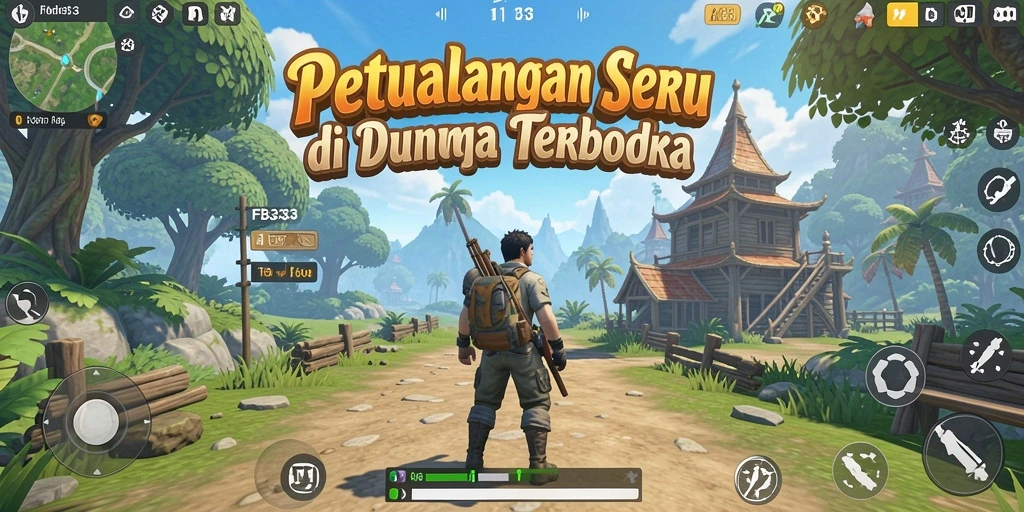 Tampilan gameplay seru dari FB333 di dunia penuh petualangan.