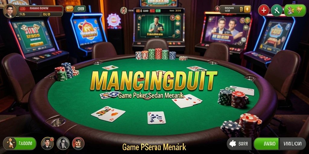 Tampilan menarik dalam gameplay Poker MANCINGDUIT.