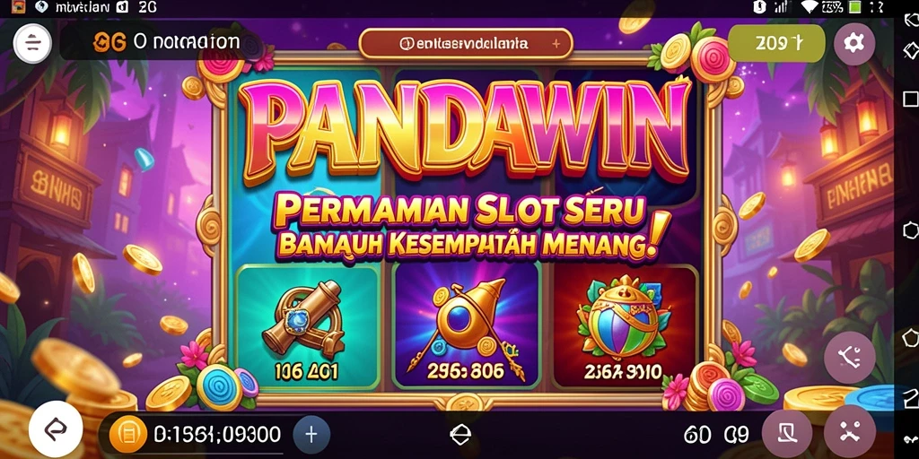 Screeshot gameplay PANDAWIN menampilkan keseruan permainan Slot.