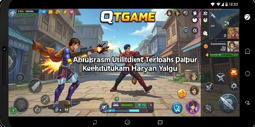 Tampilan modern dan fungsional QTGAME untuk kebutuhan sehari-hari.