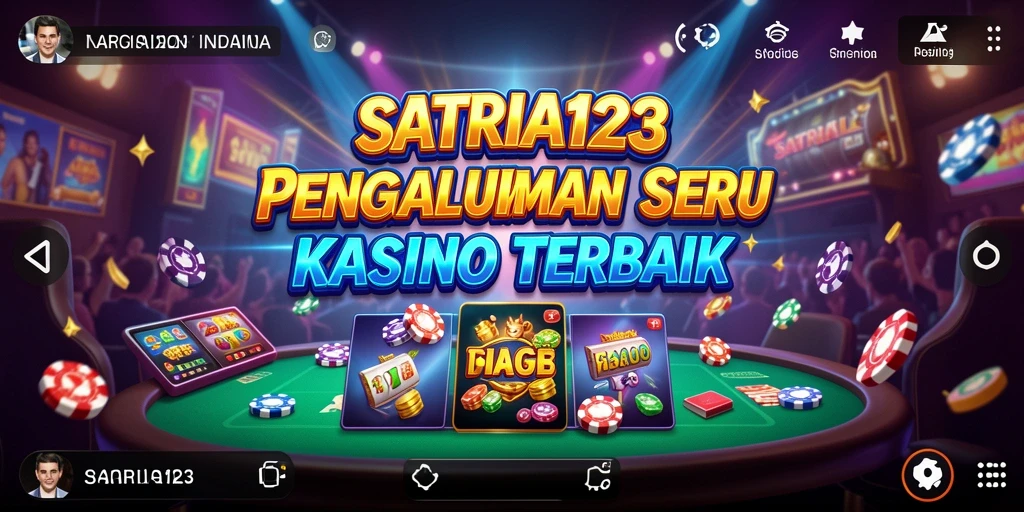 Screenshot utama SATRIA123 menampilkan gameplay Kasino yang menarik.