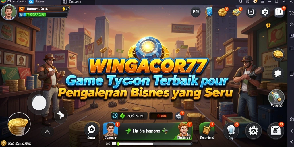 Tampilan gameplay <strong>WINGACOR77</strong> yang menarik dengan berbagai elemen manajemen.